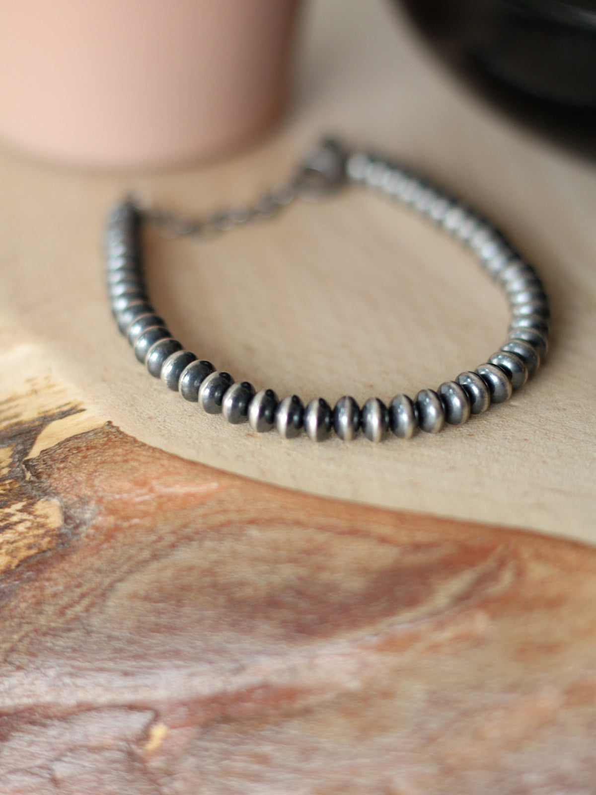 Pearl Bracelet • 6mm Saucer