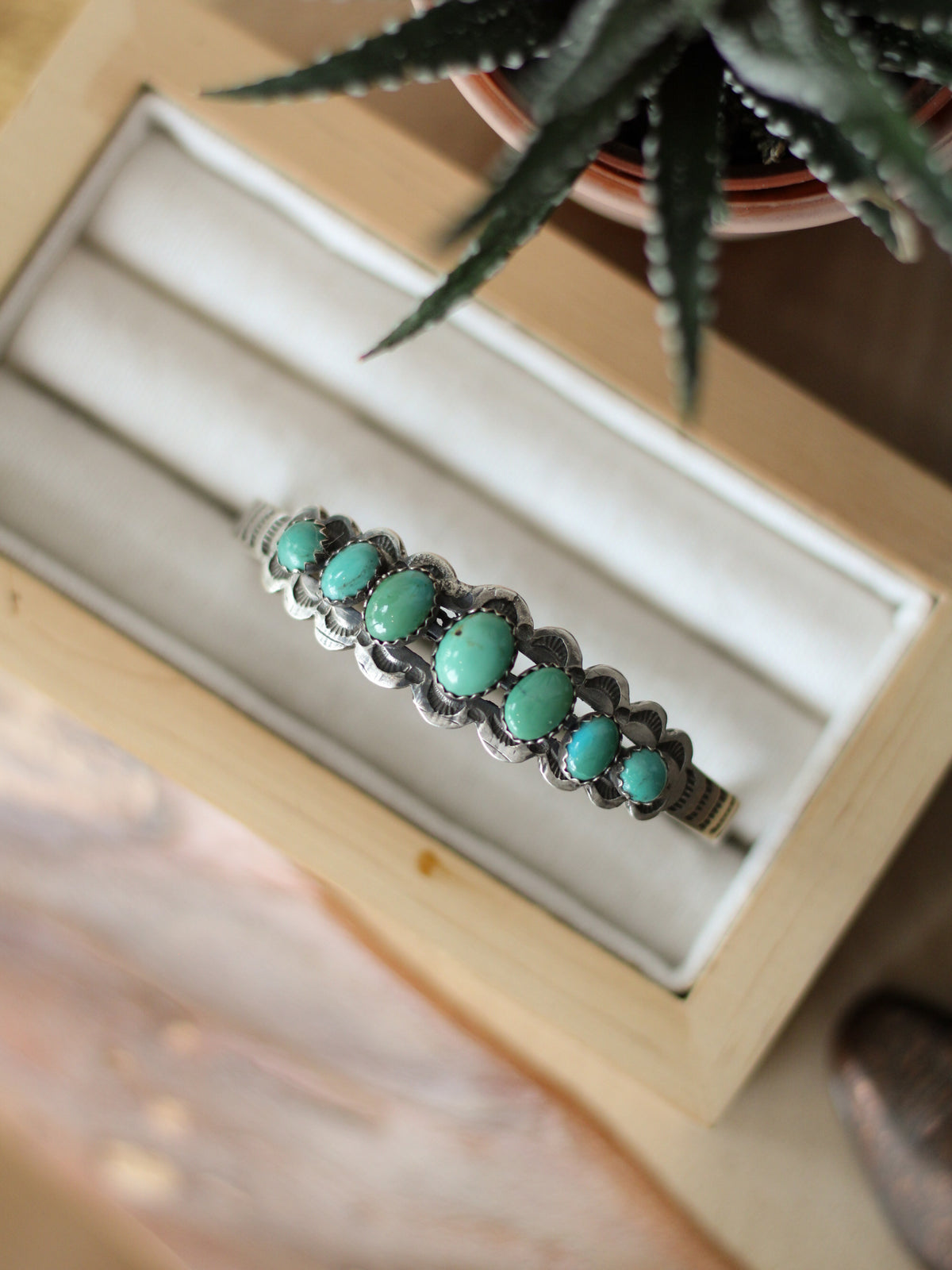 Elowen • Kingman Turquoise Cuff
