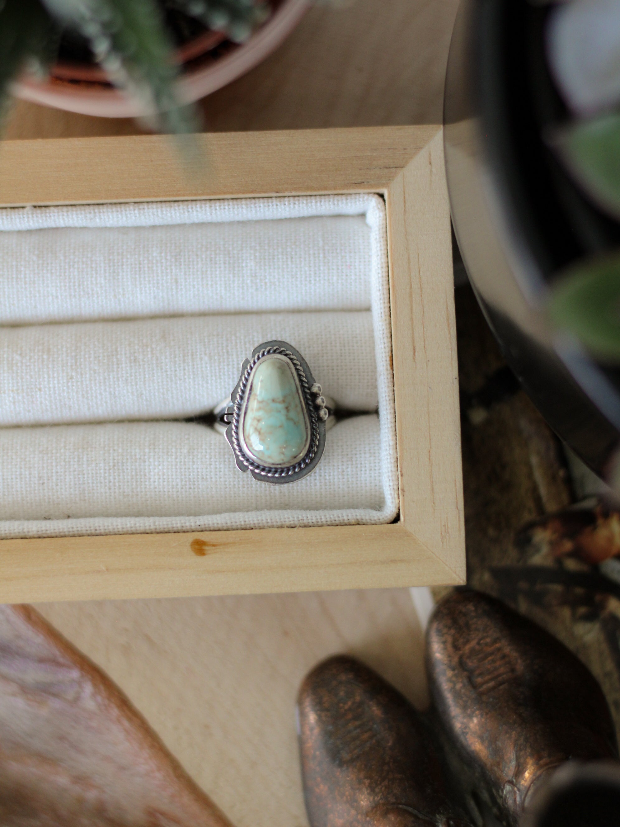 Outlaw • Dry Creek Turquoise Ring (SZ 6.5)