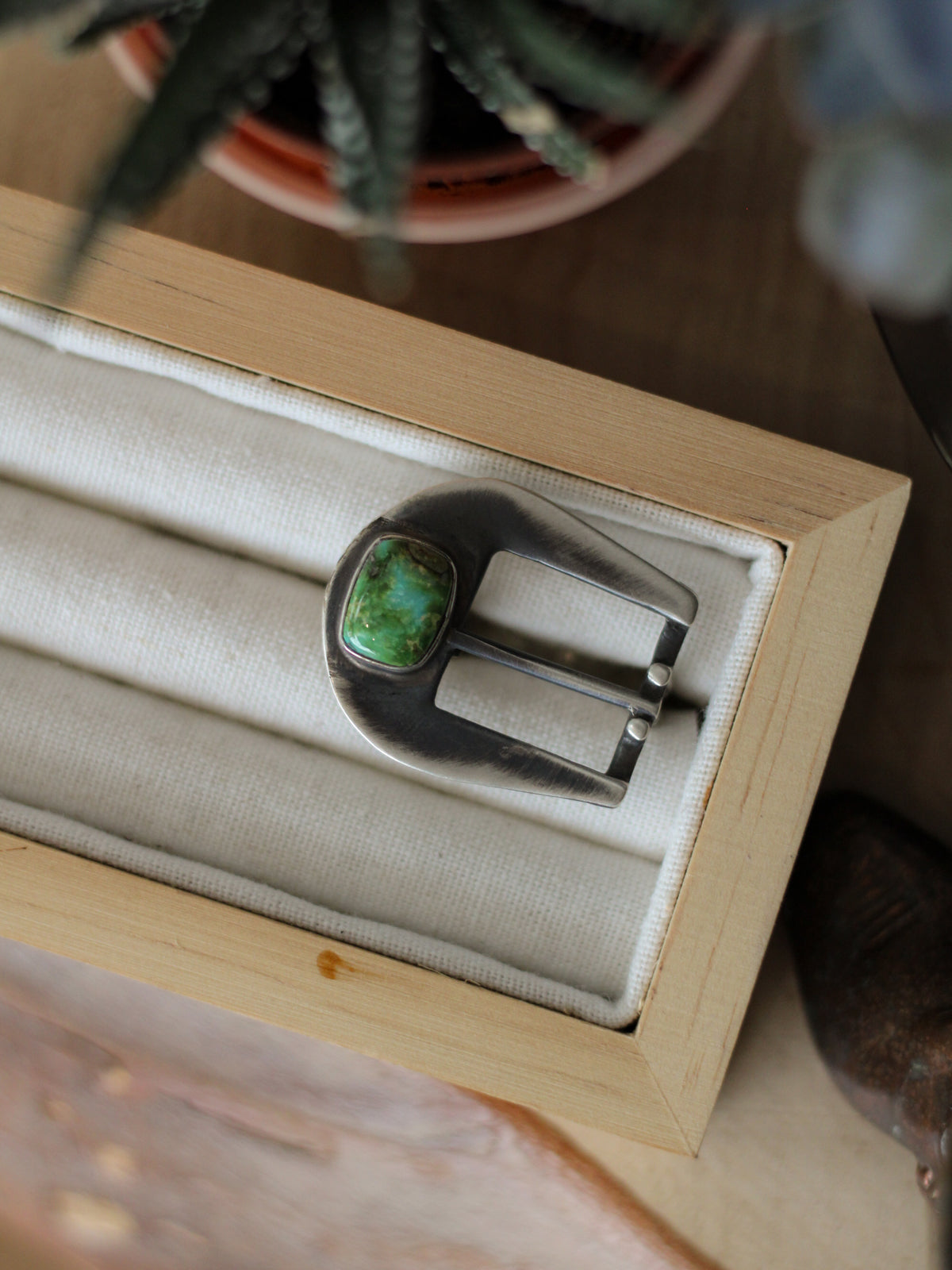 Frazer • Sonoran Gold Turquoise Buckle Ring