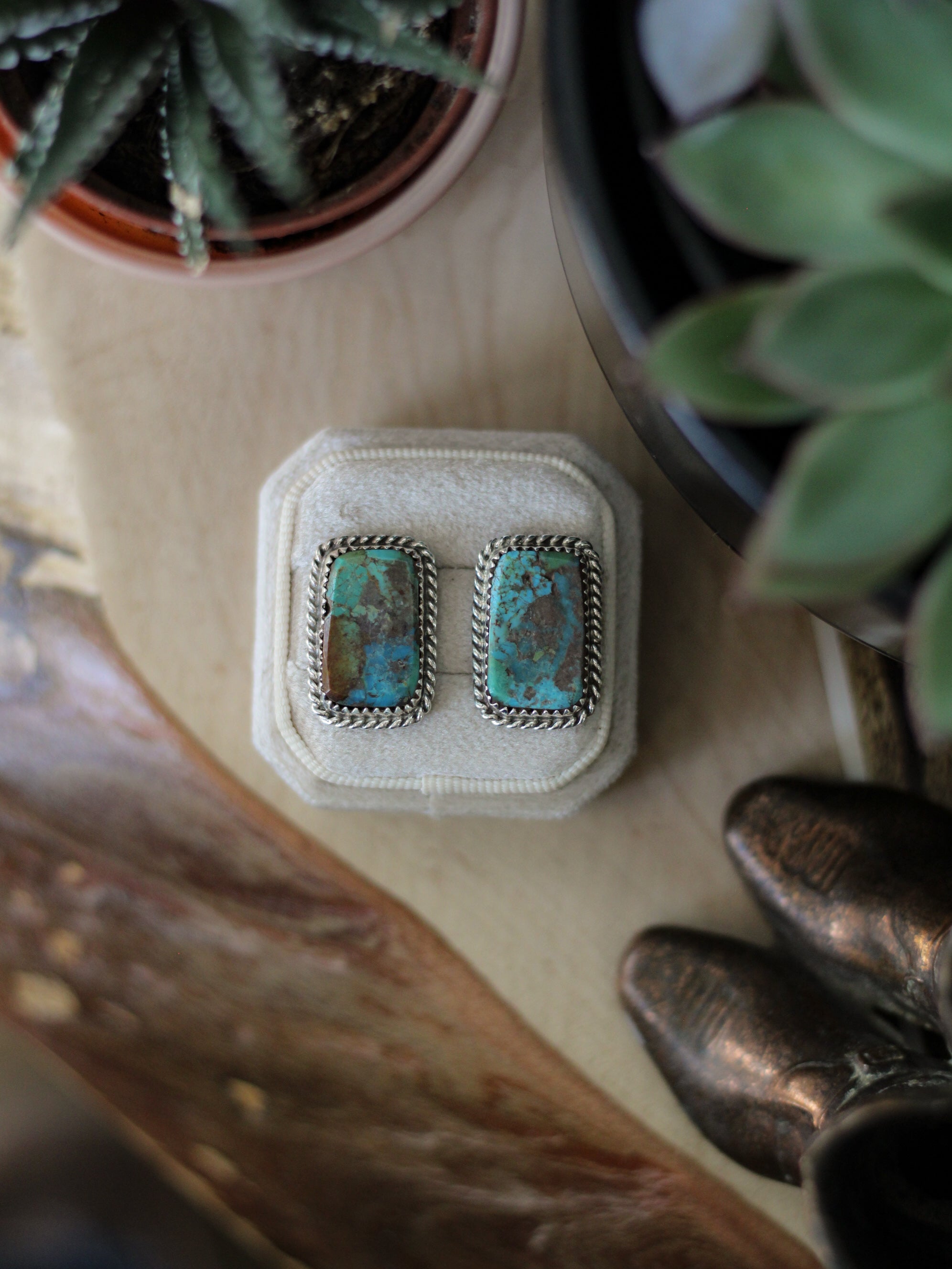 Oakland • Kingman Turquoise Studs