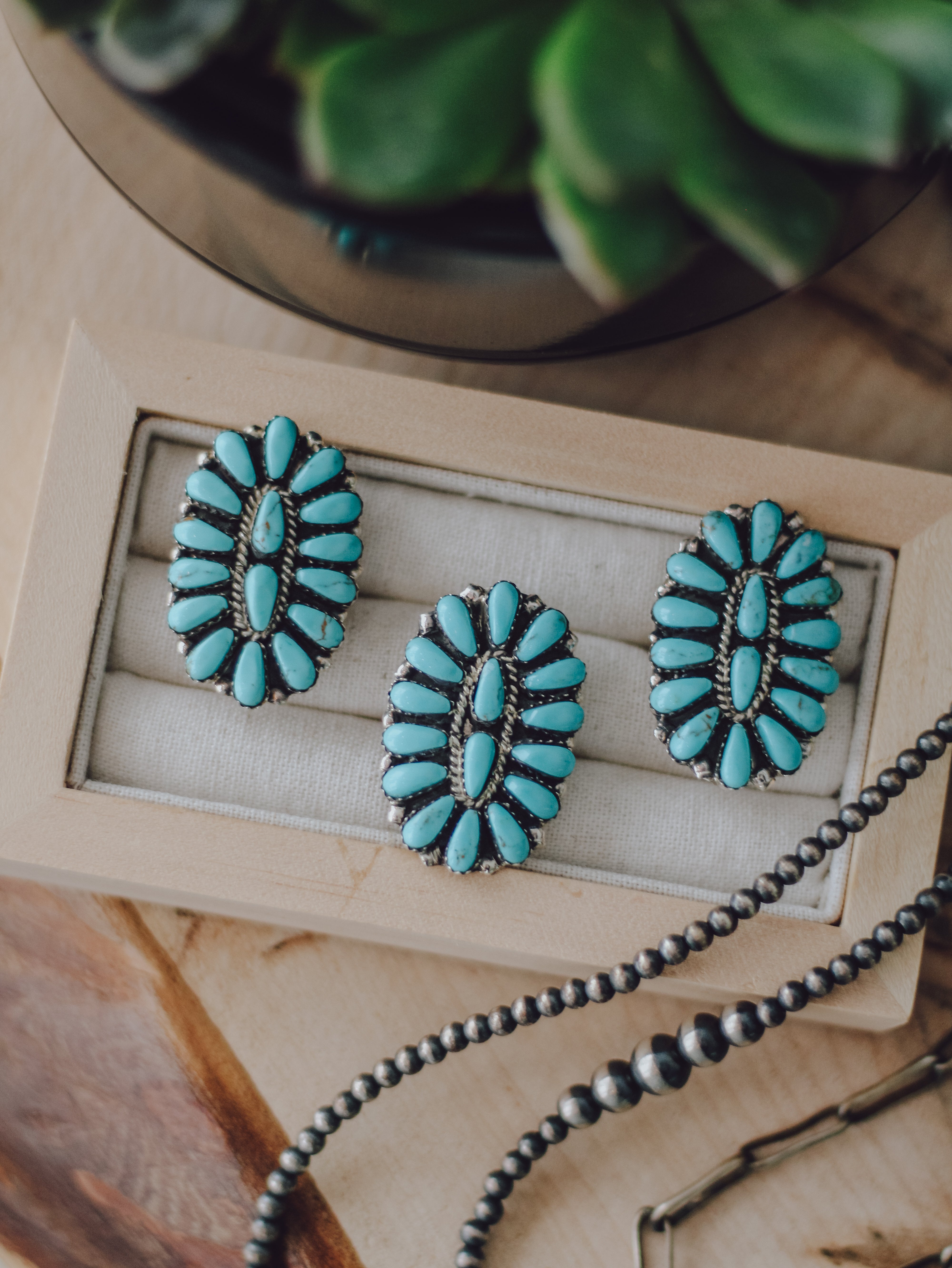 Miranda • Turquoise Cluster Ring