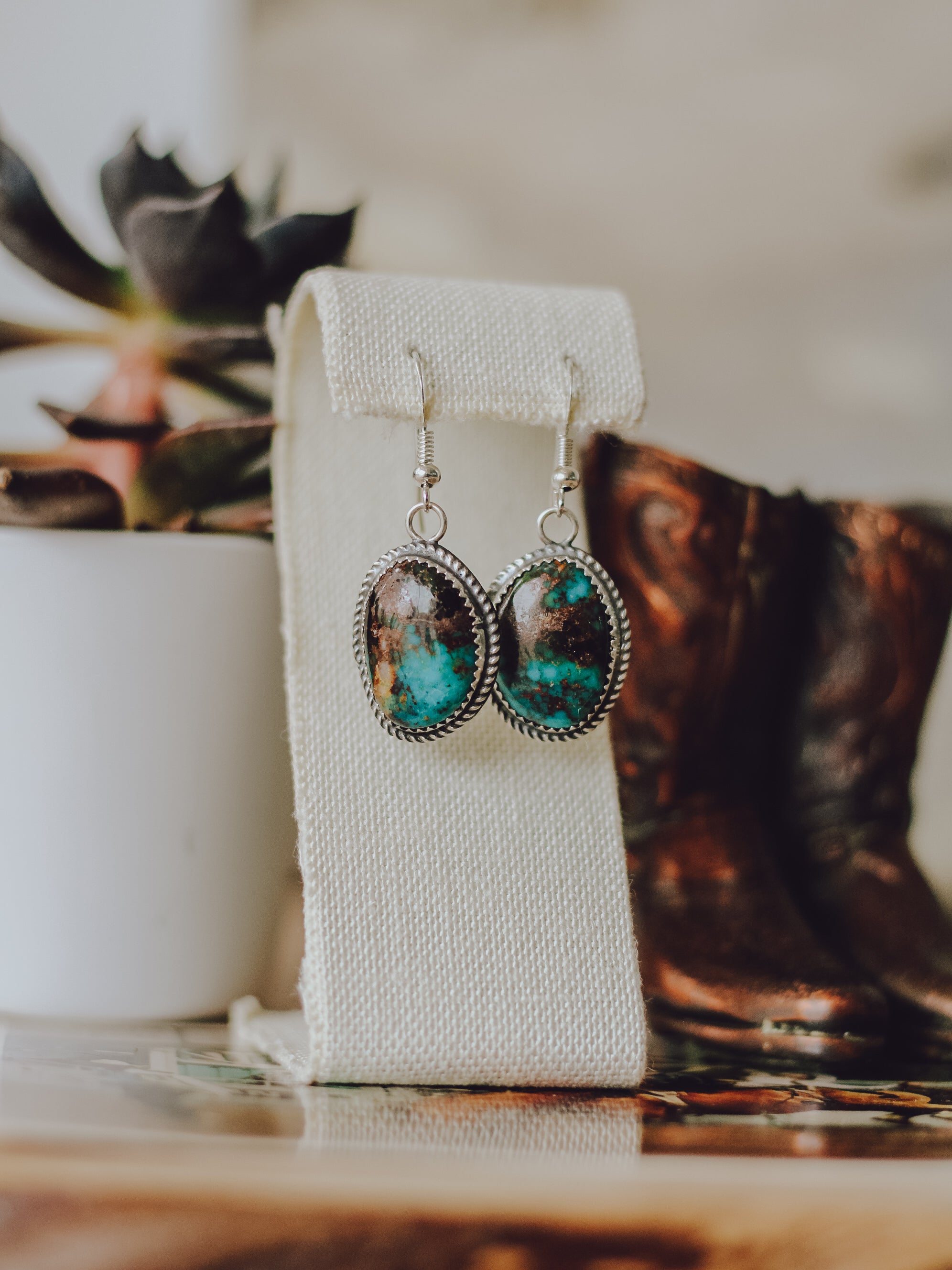 Koa • Kingman Drop Earrings