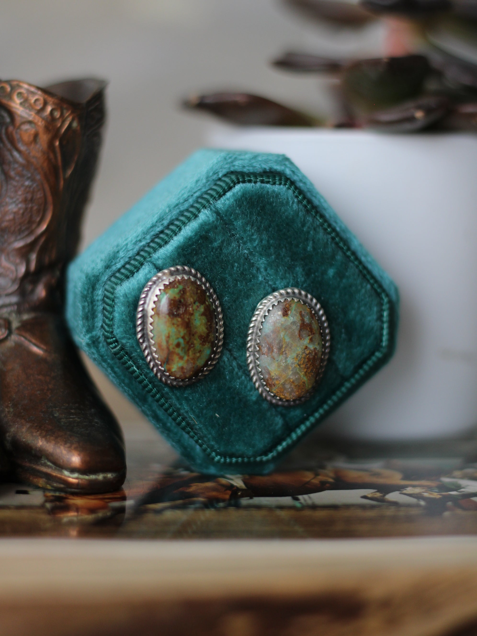 Inez • Turquoise Studs