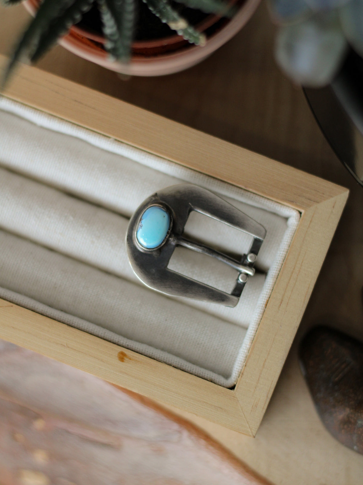 Merrick • Golden Hills Turquoise Buckle Ring