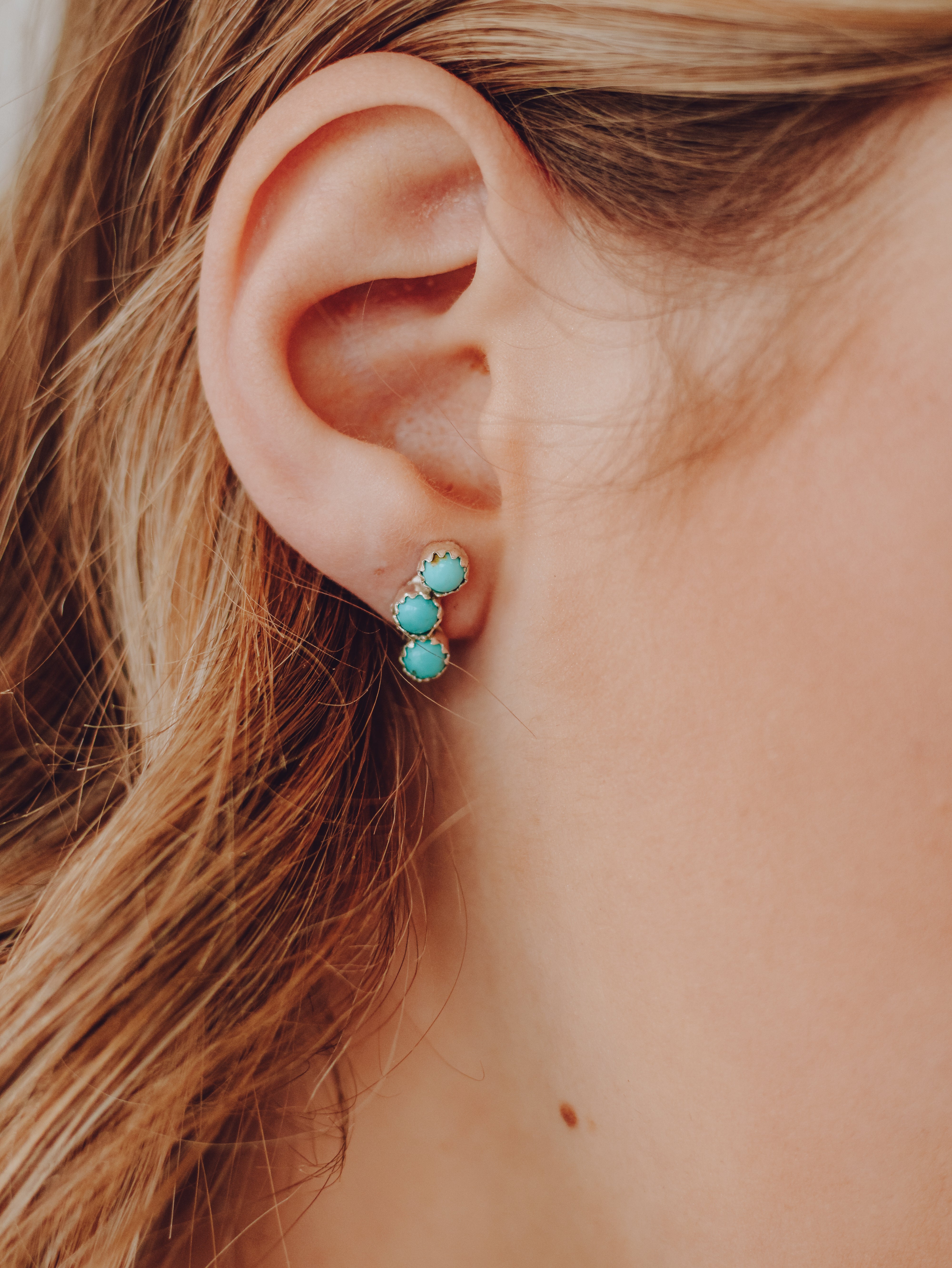 Adeline • Turquoise Studs