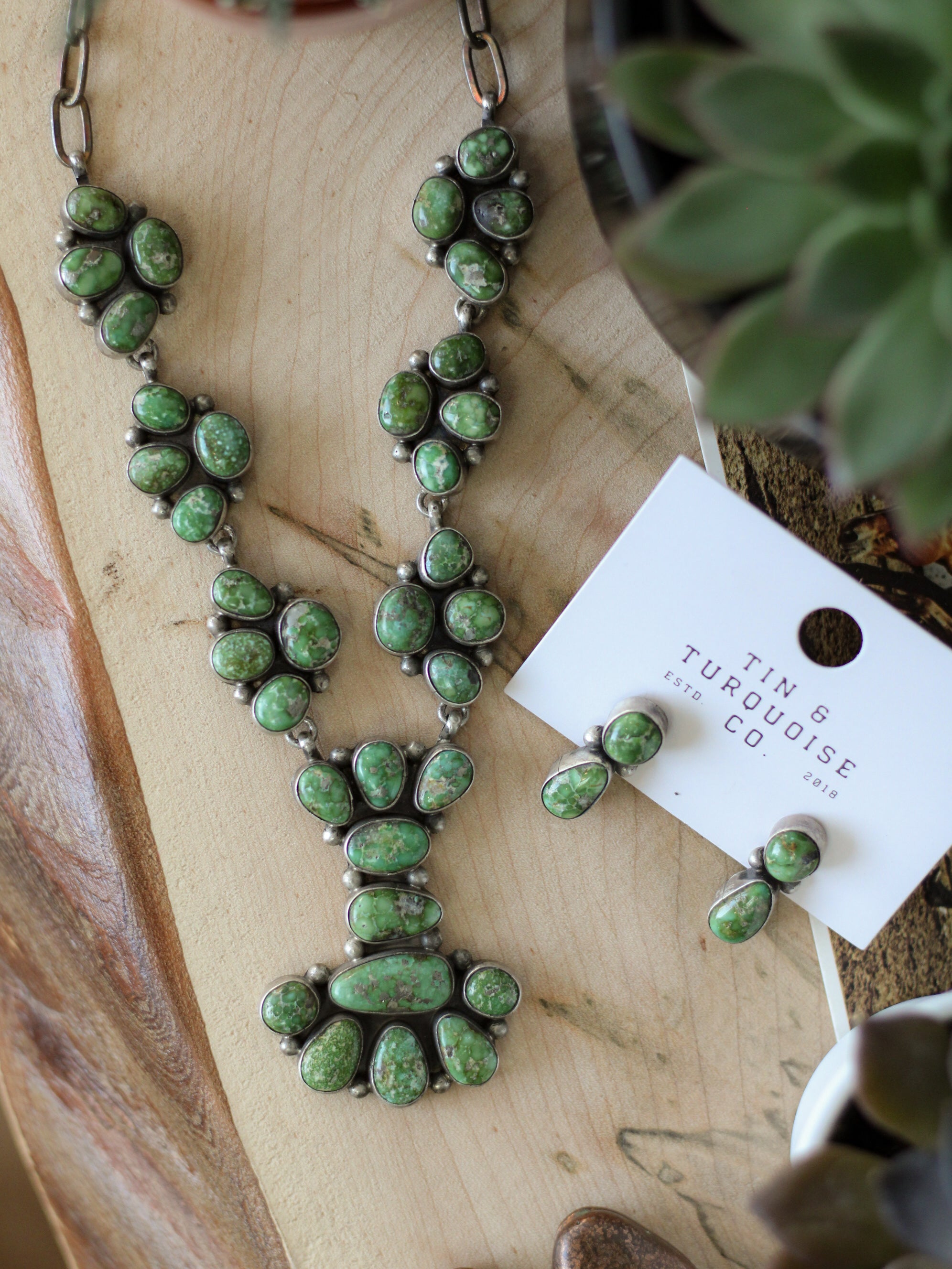 Eastwood • Sonoran Gold Turquoise Cluster Necklace Set