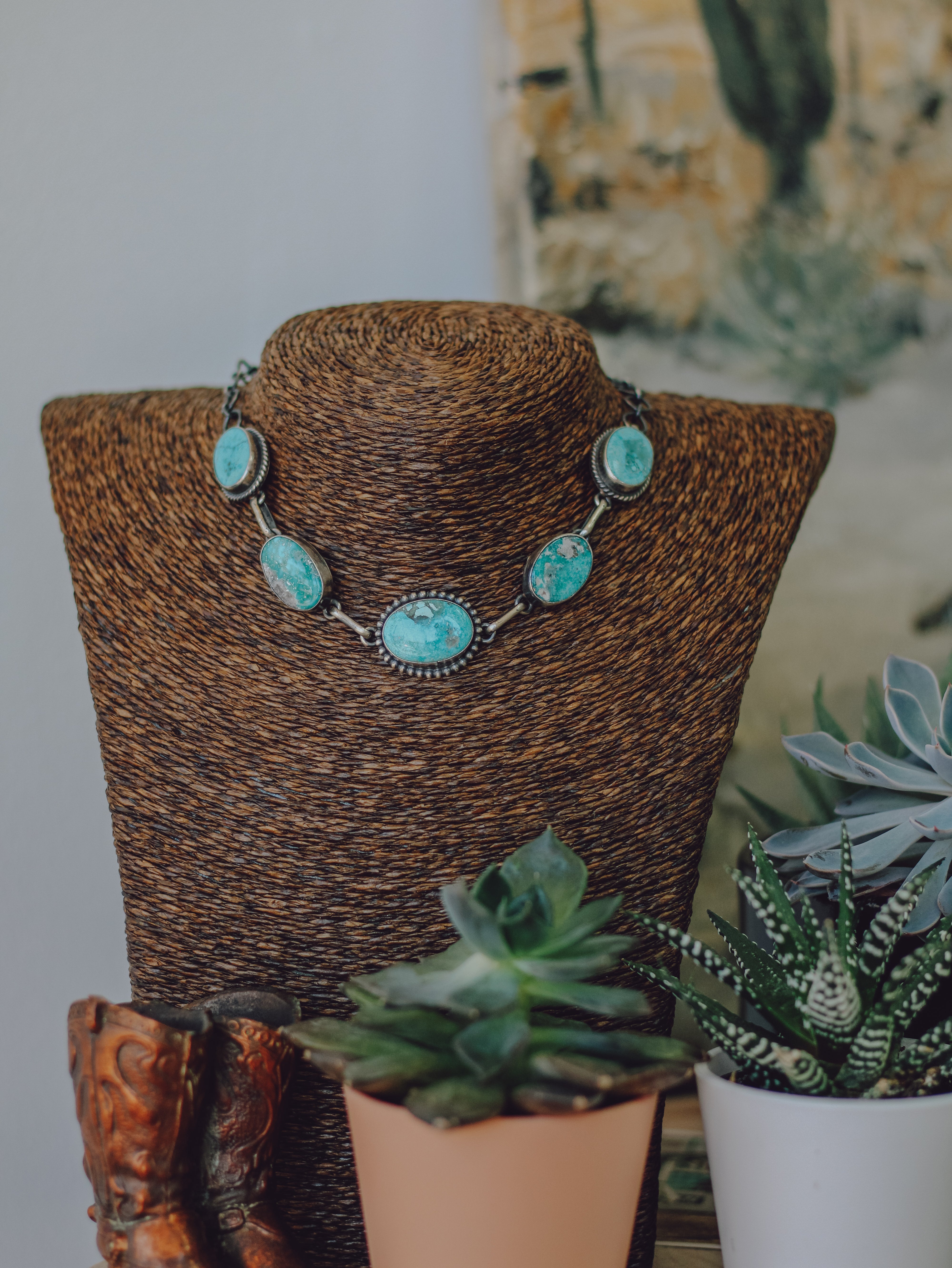 Clara • Turquoise Choker