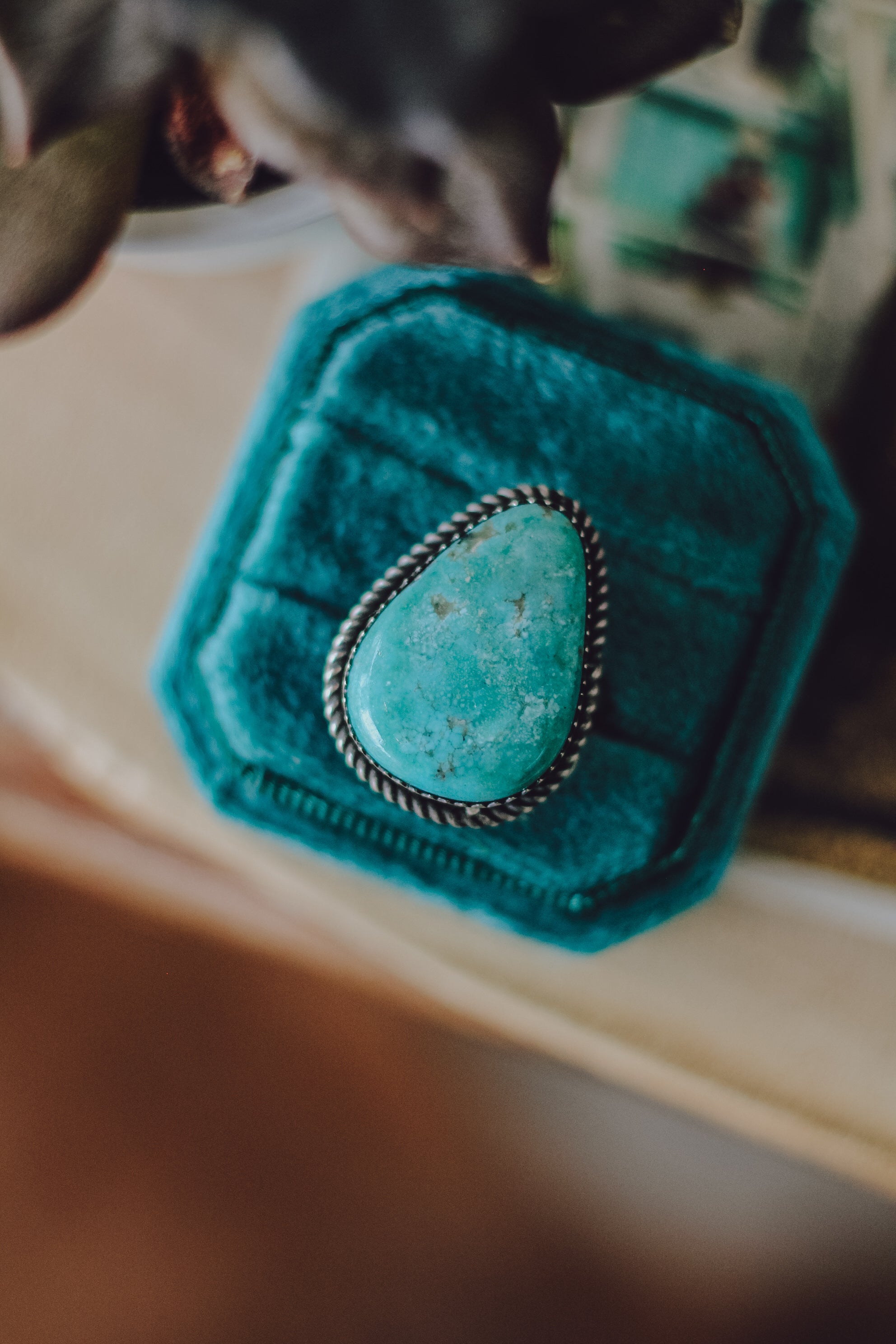 Bishop • Royston Turquoise Adjustable Ring