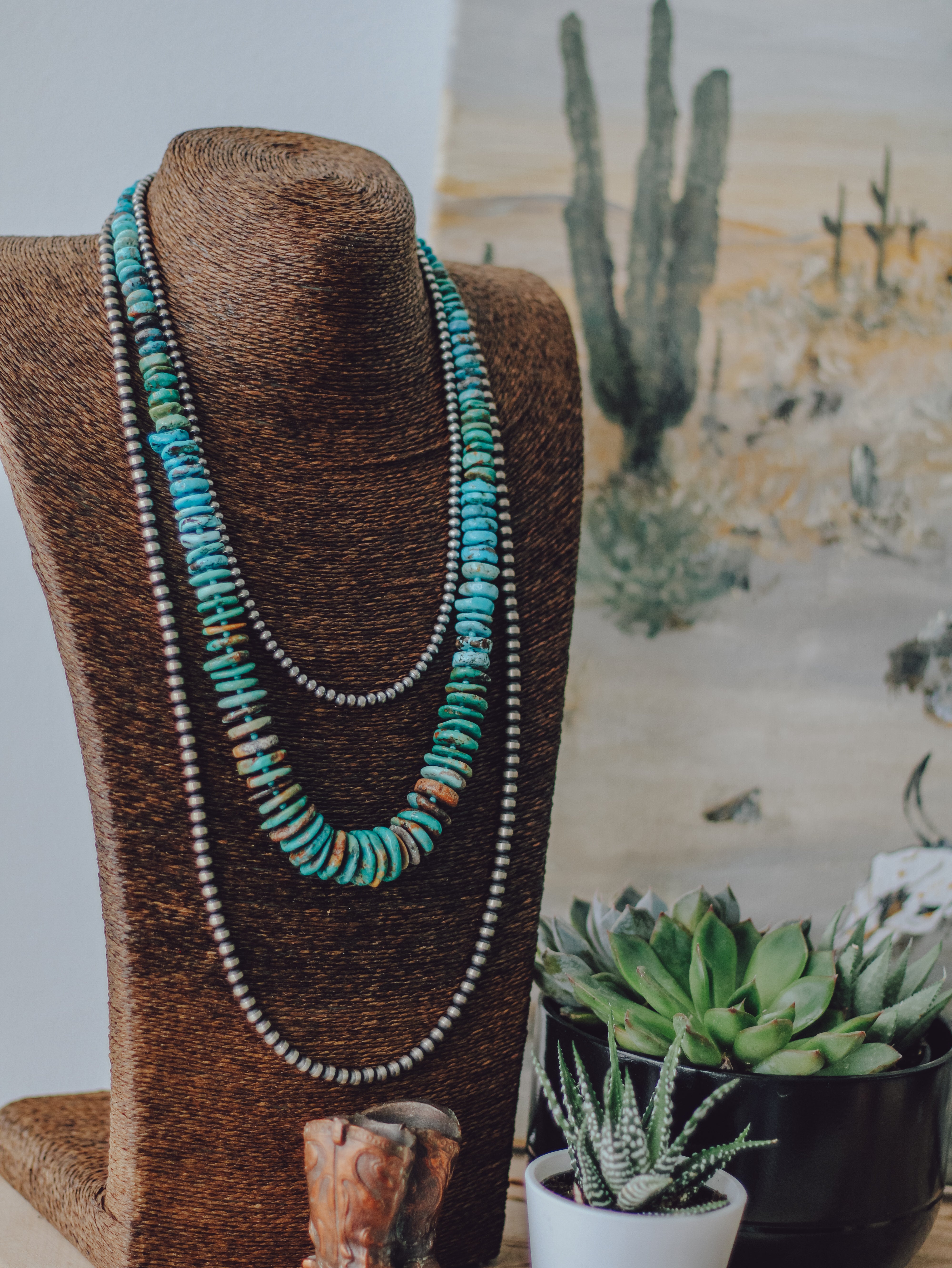 Bryson • Stacked Turquoise Necklace