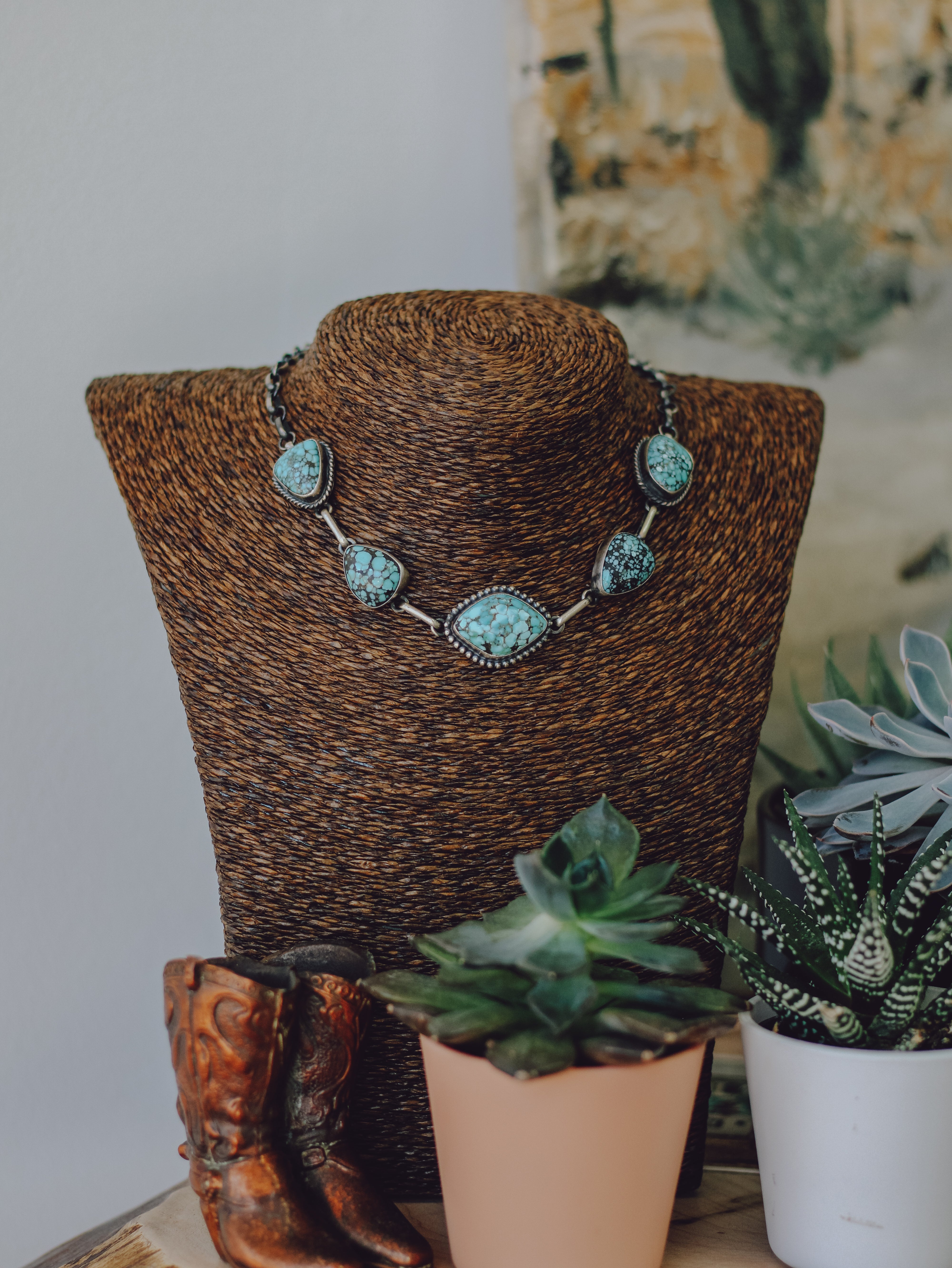 Delphine • Turquoise Choker