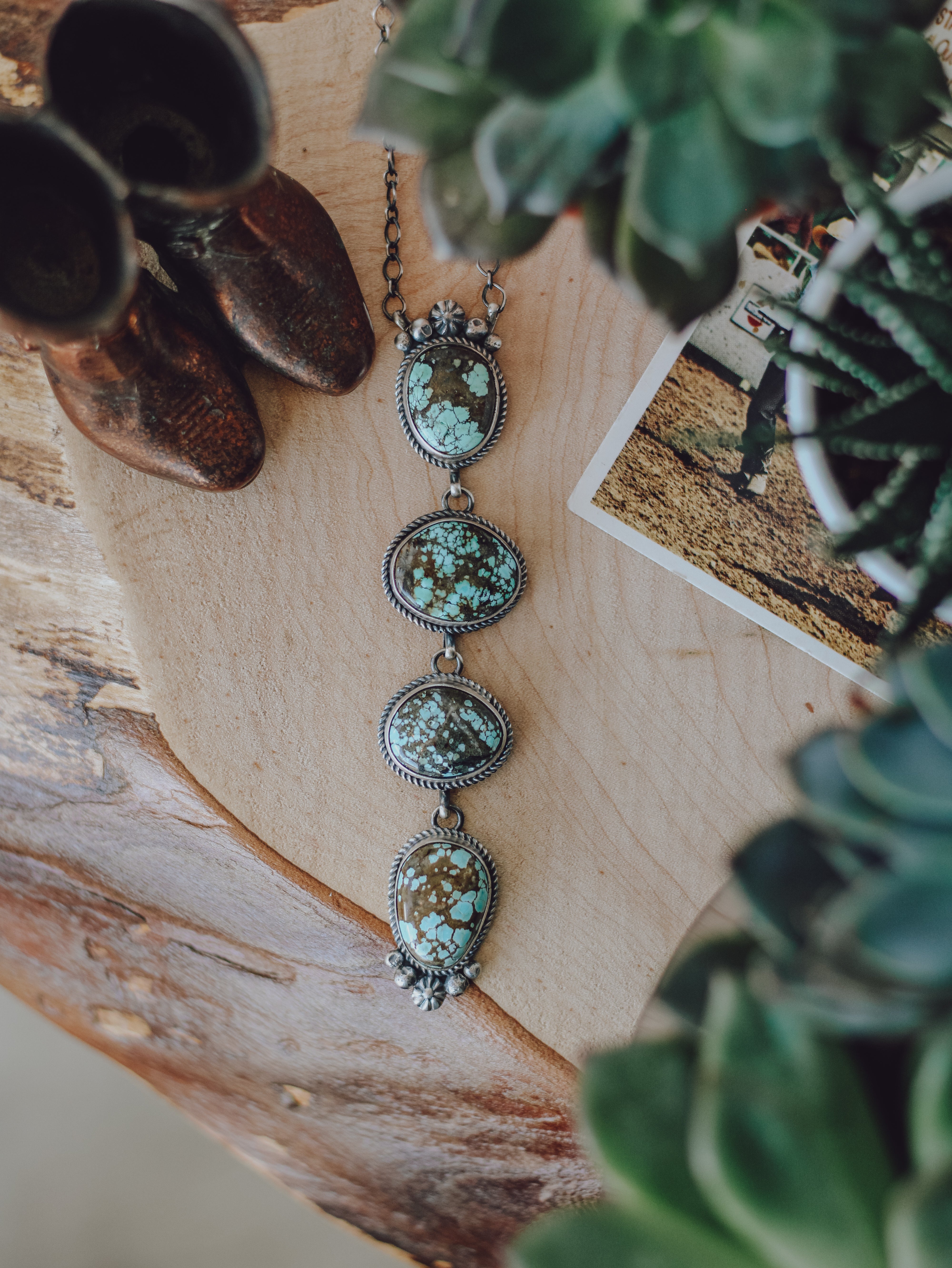 Gentry • #8 Turquoise Drop Necklace