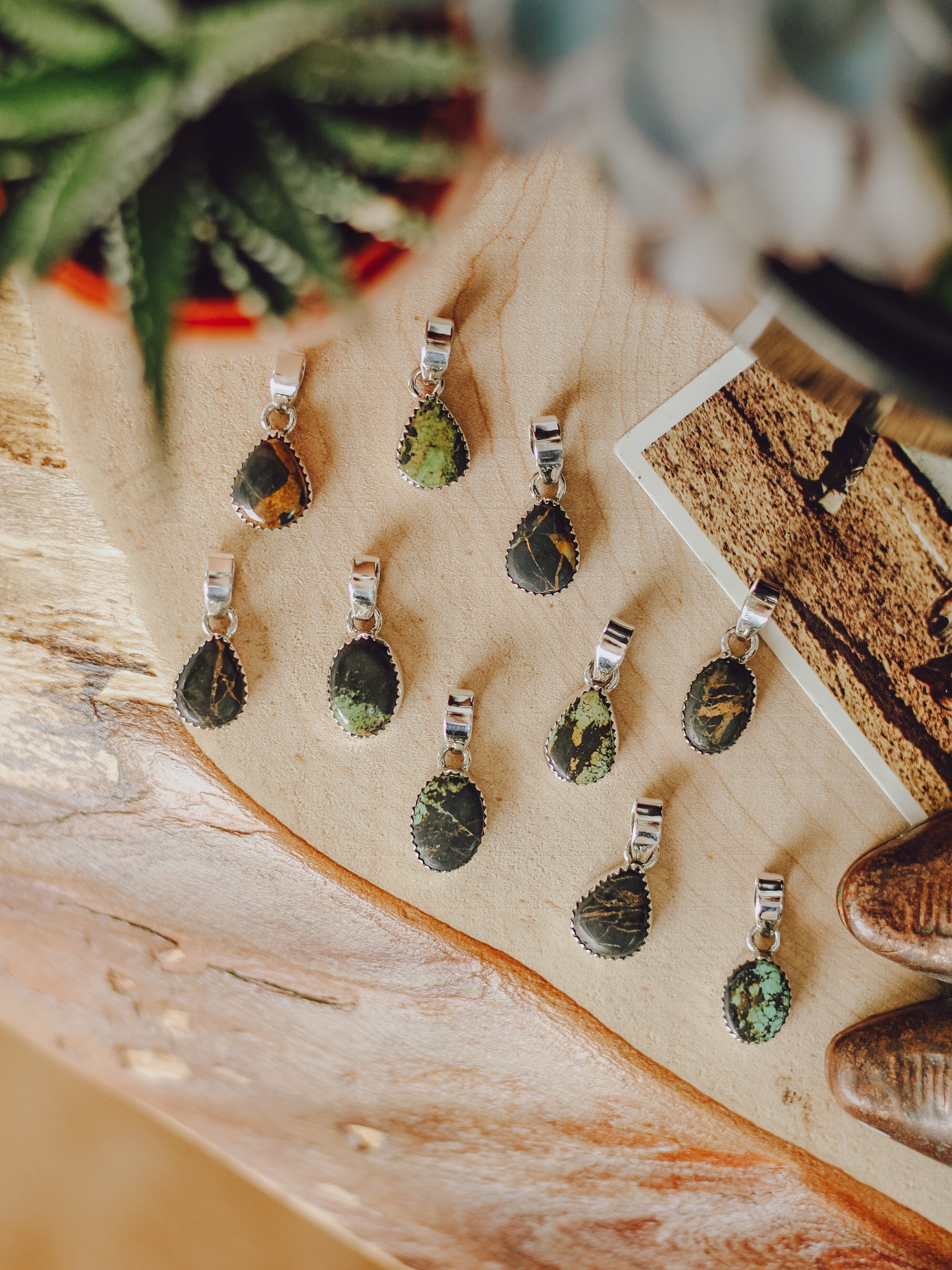 Sorrel • Black Jack Turquoise Pendant