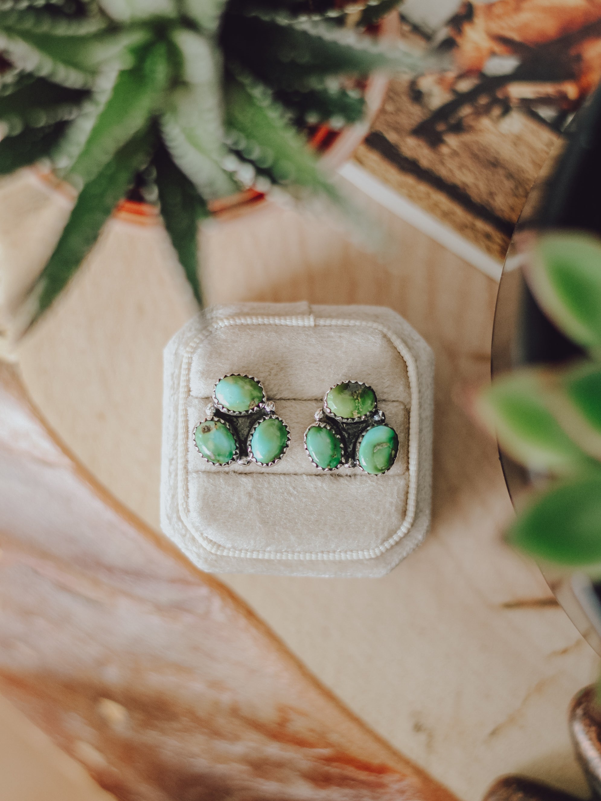 Dixon • Sonoran Gold Turquoise Studs