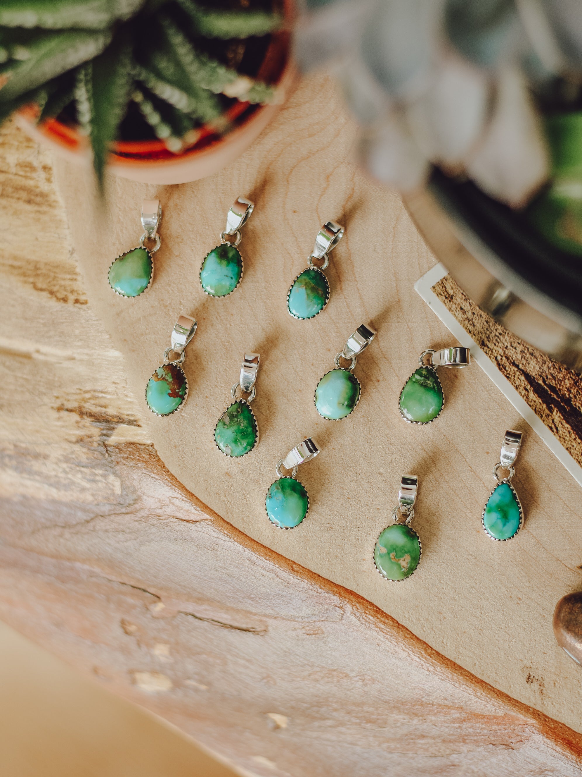 Sorrel • Sonoran Gold Turquoise Pendant