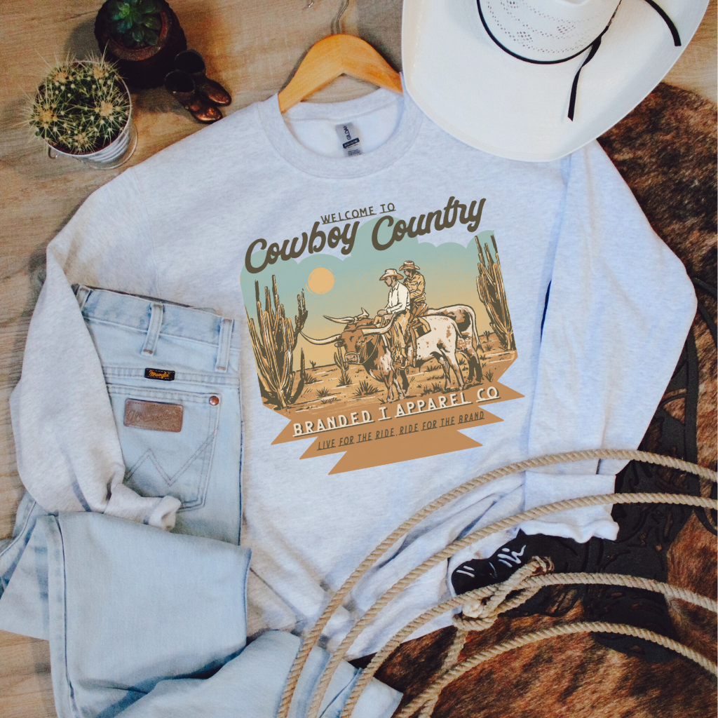 BYO • Cowboy Country Crewneck
