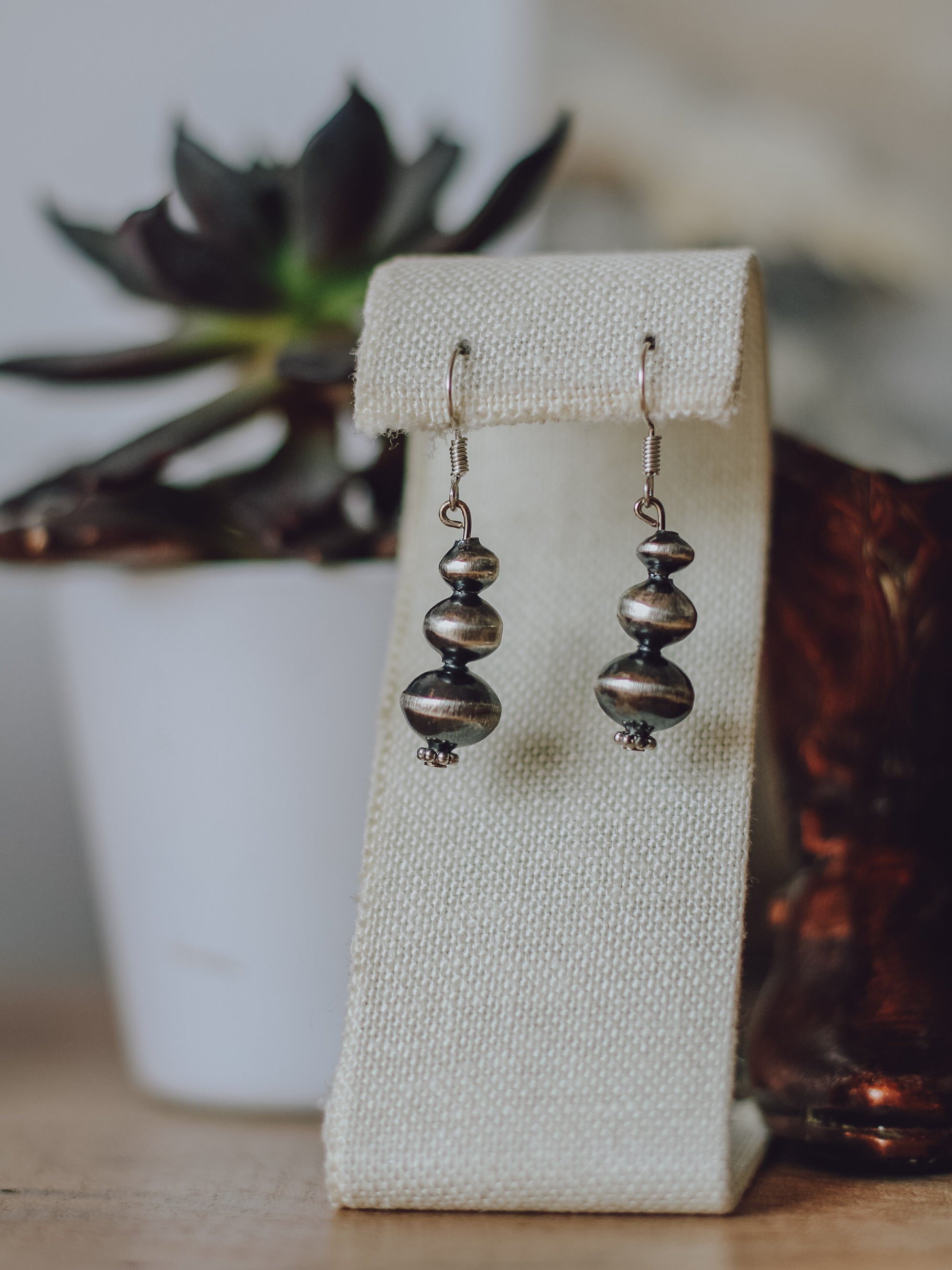 Hadley • Silver Drop Earrings