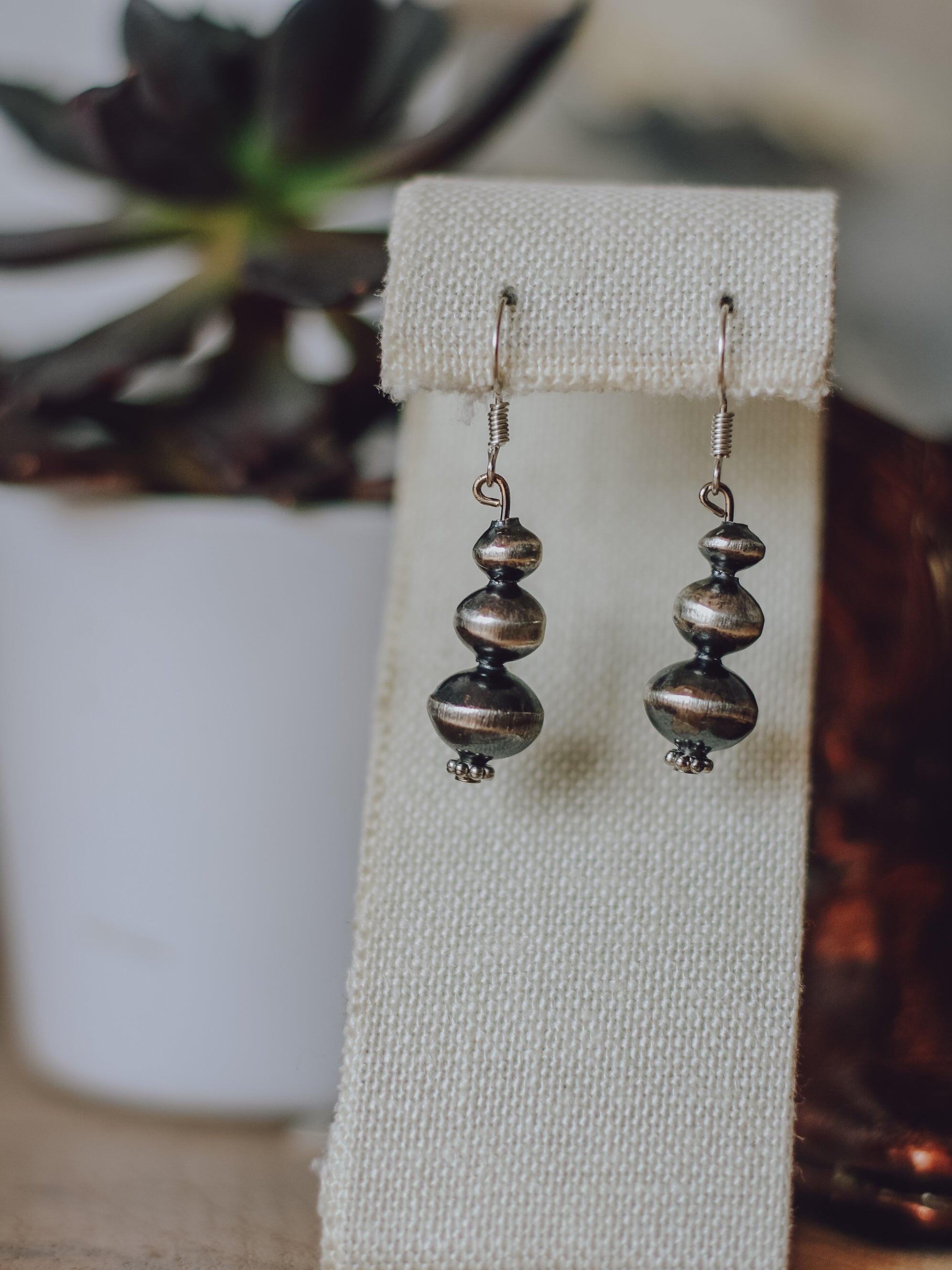 Hadley • Silver Drop Earrings