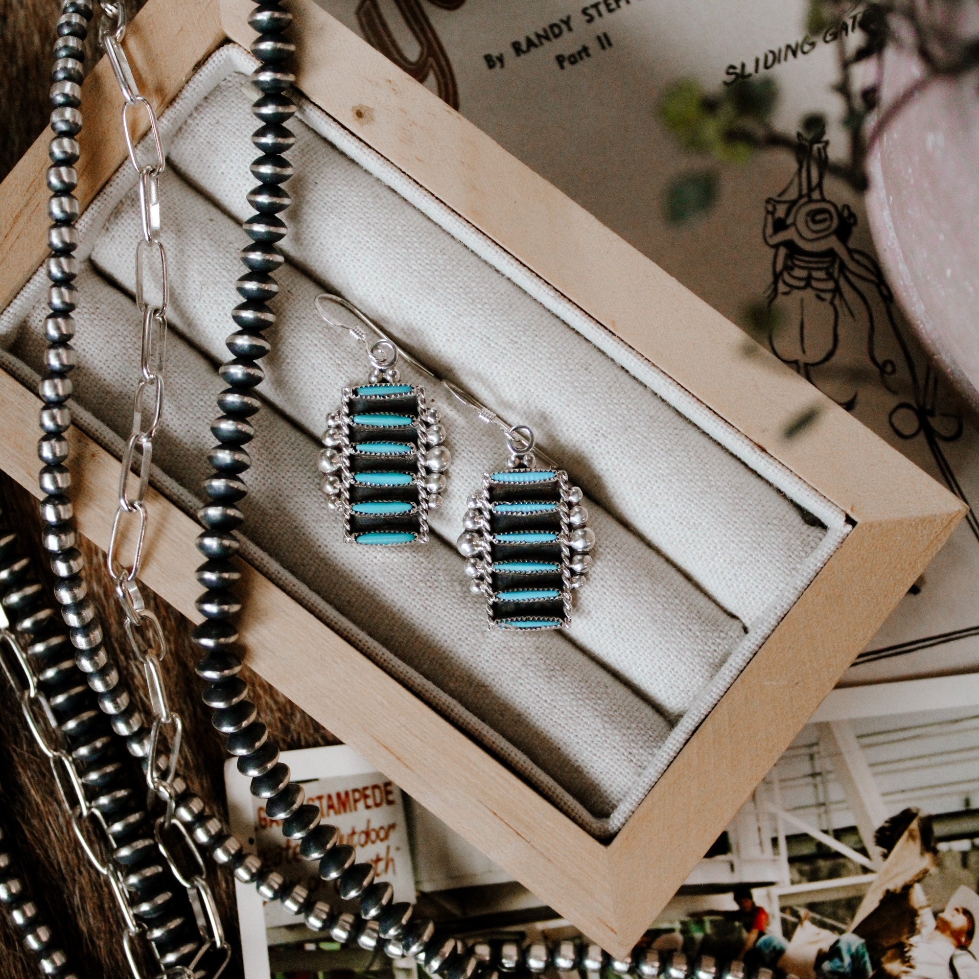 Willow • Needlepoint Earrings