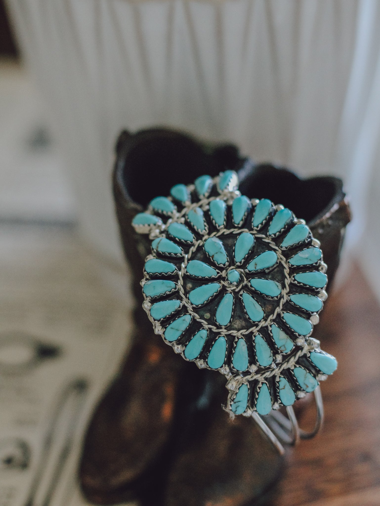 Winslow • Turquoise Cluster Cuff