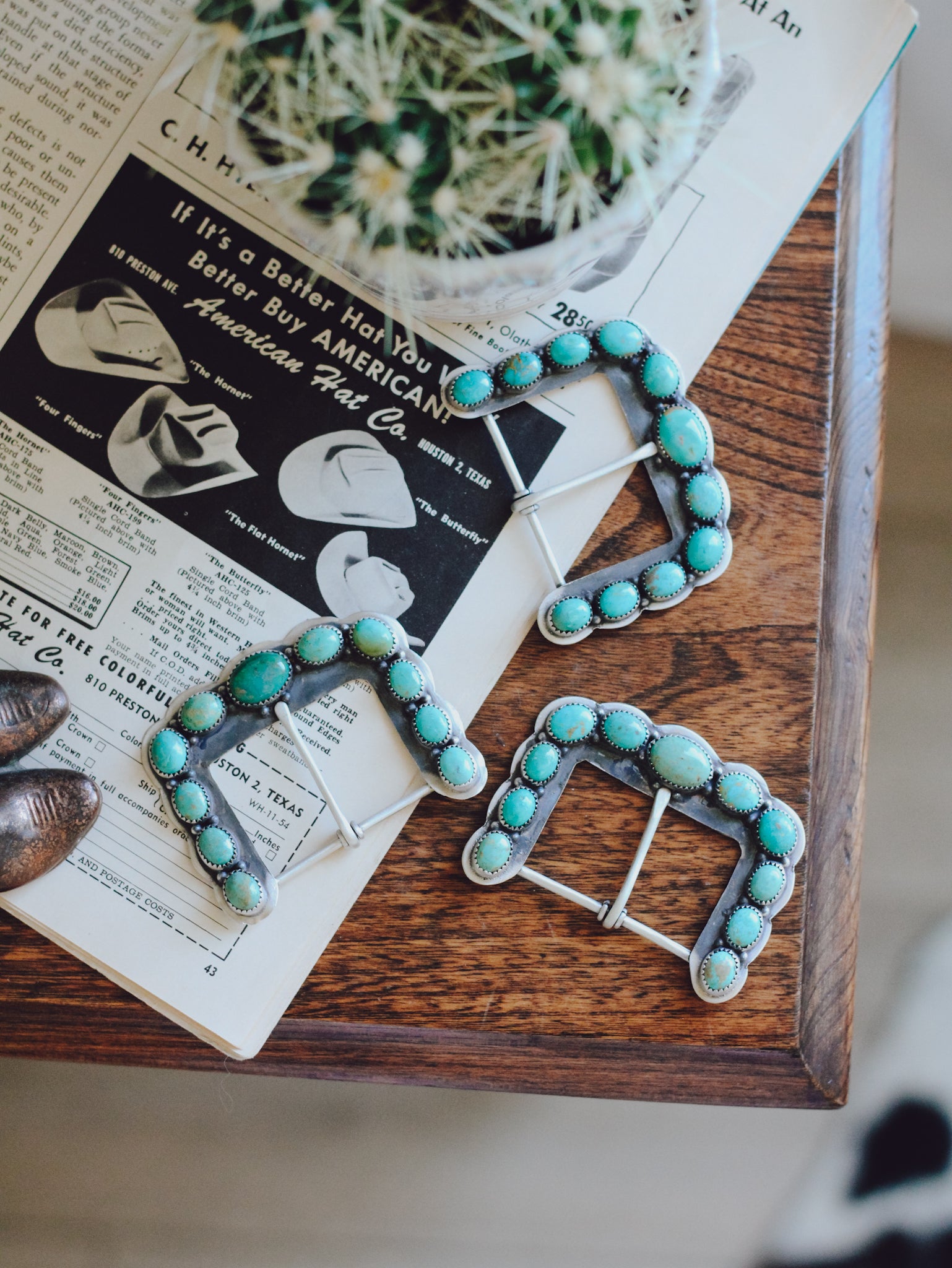 Blushwood  • Turquoise Belt Buckle