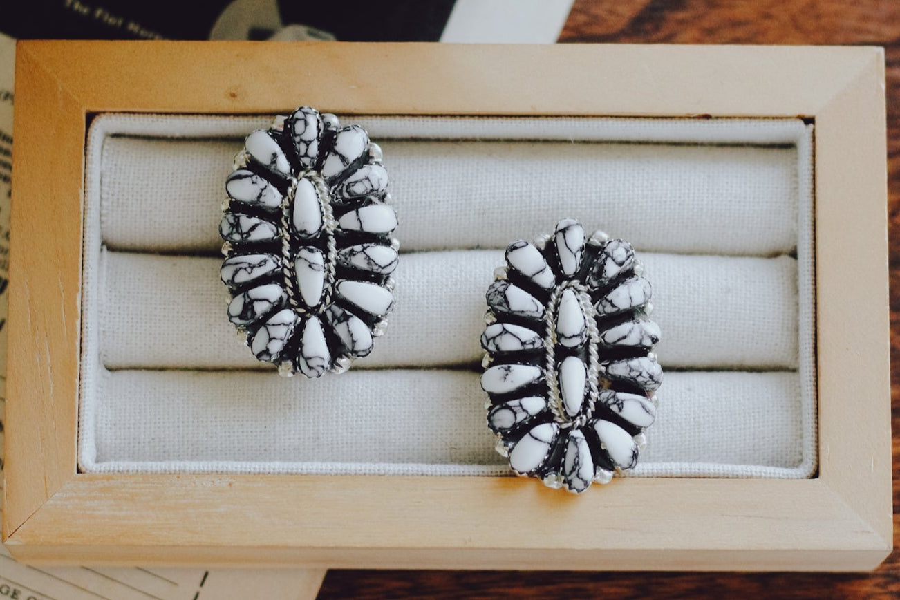 Miranda • White Buffalo Cluster Ring