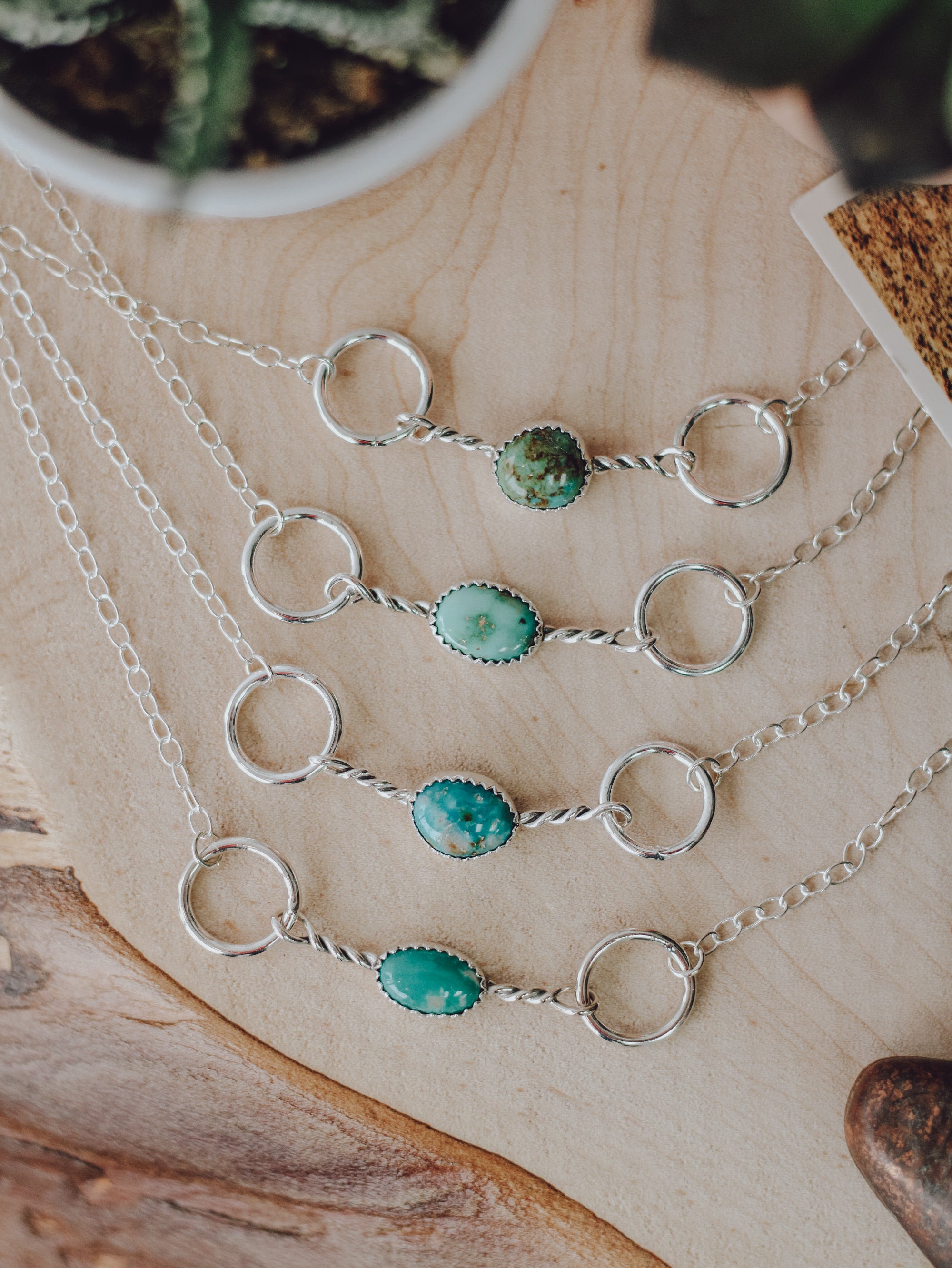Leah Marie Silver x Tin & Turquoise • Snaffle Bit Necklace