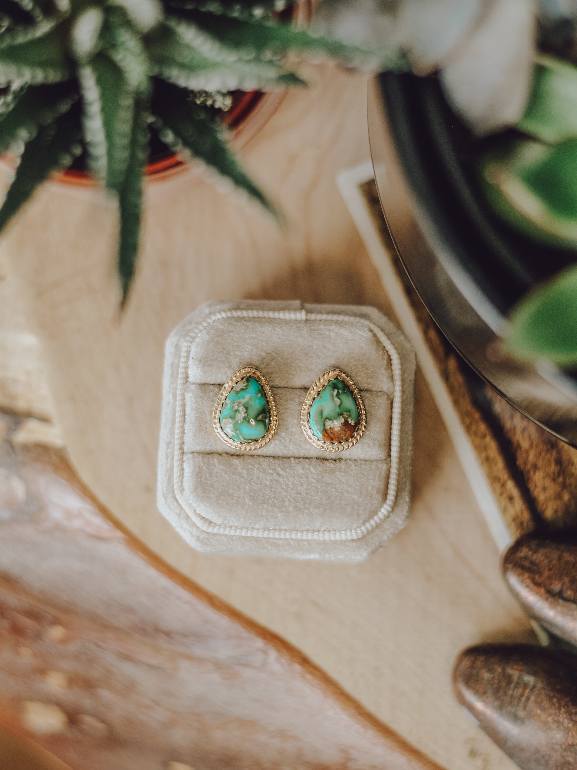 Monroe • Sonoran Gold Turquoise Studs