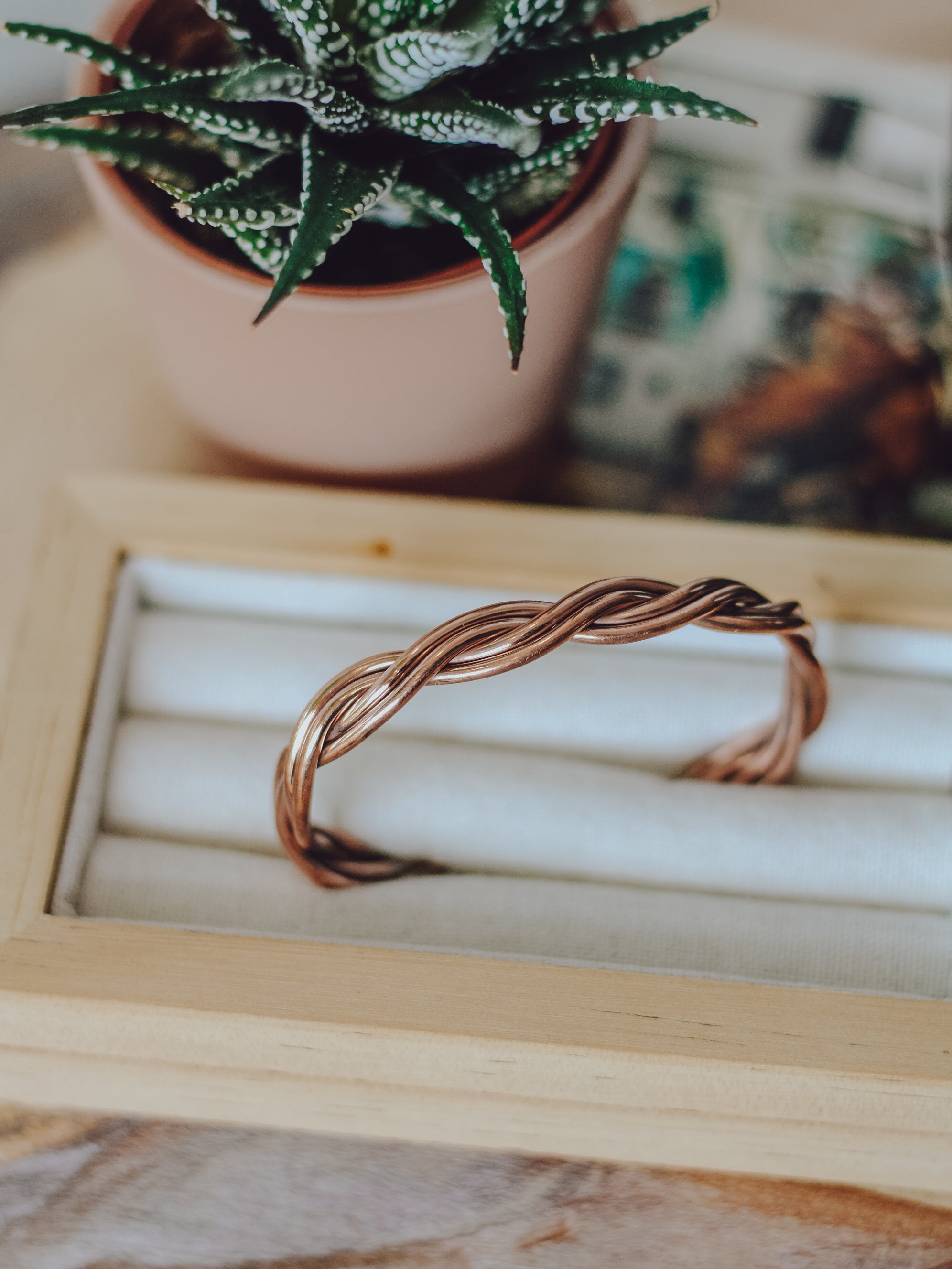 Boulder • Braided Copper Cuff