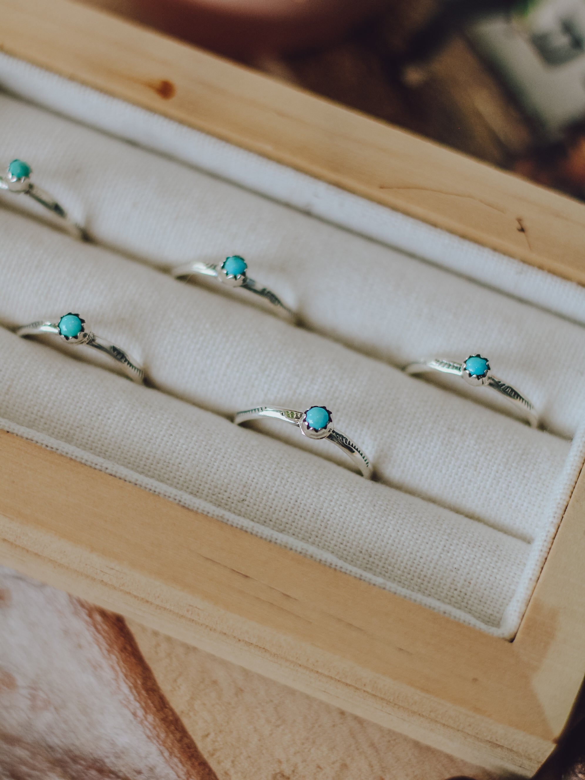 Kiara • Turquoise Single Stone Ring