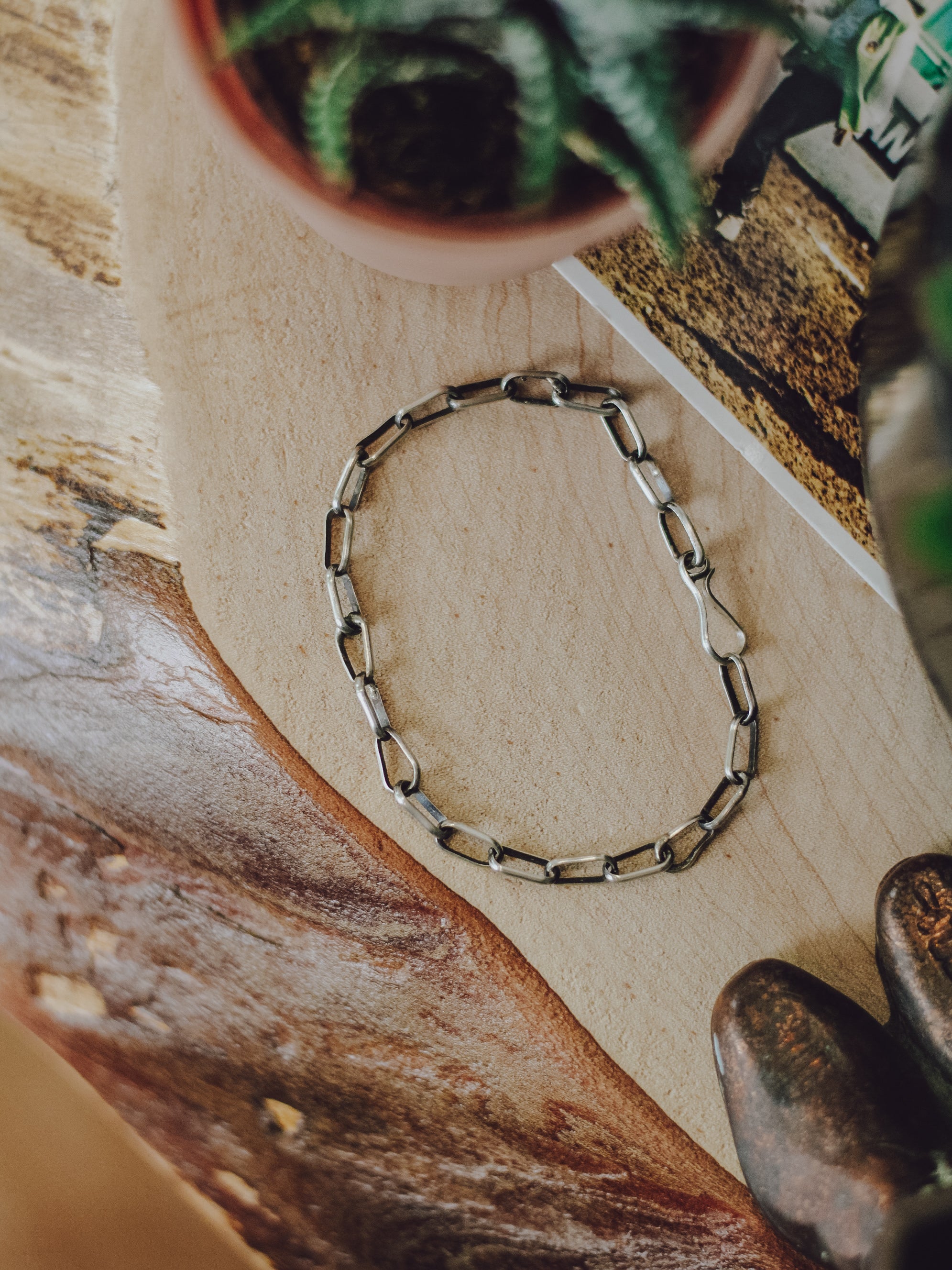 Sienna • Paperclip Chain Bracelet